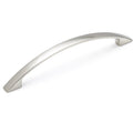 Richelieu 2310 modern cabinet pull in brushed nickel
