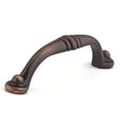 Richelieu 2373 traditional cabinet pull in brushed oil-rubbed bronze