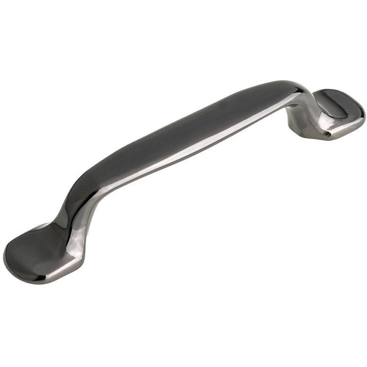 Richelieu 2377 traditional cabinet pull in black nickel