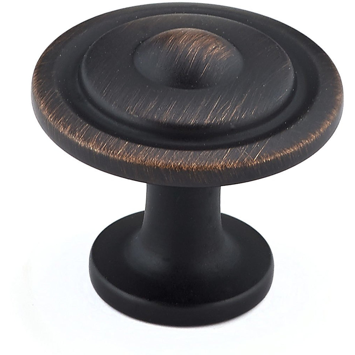 Richelieu 2920 traditional cabinet knob in brushed oil-rubbed bronze