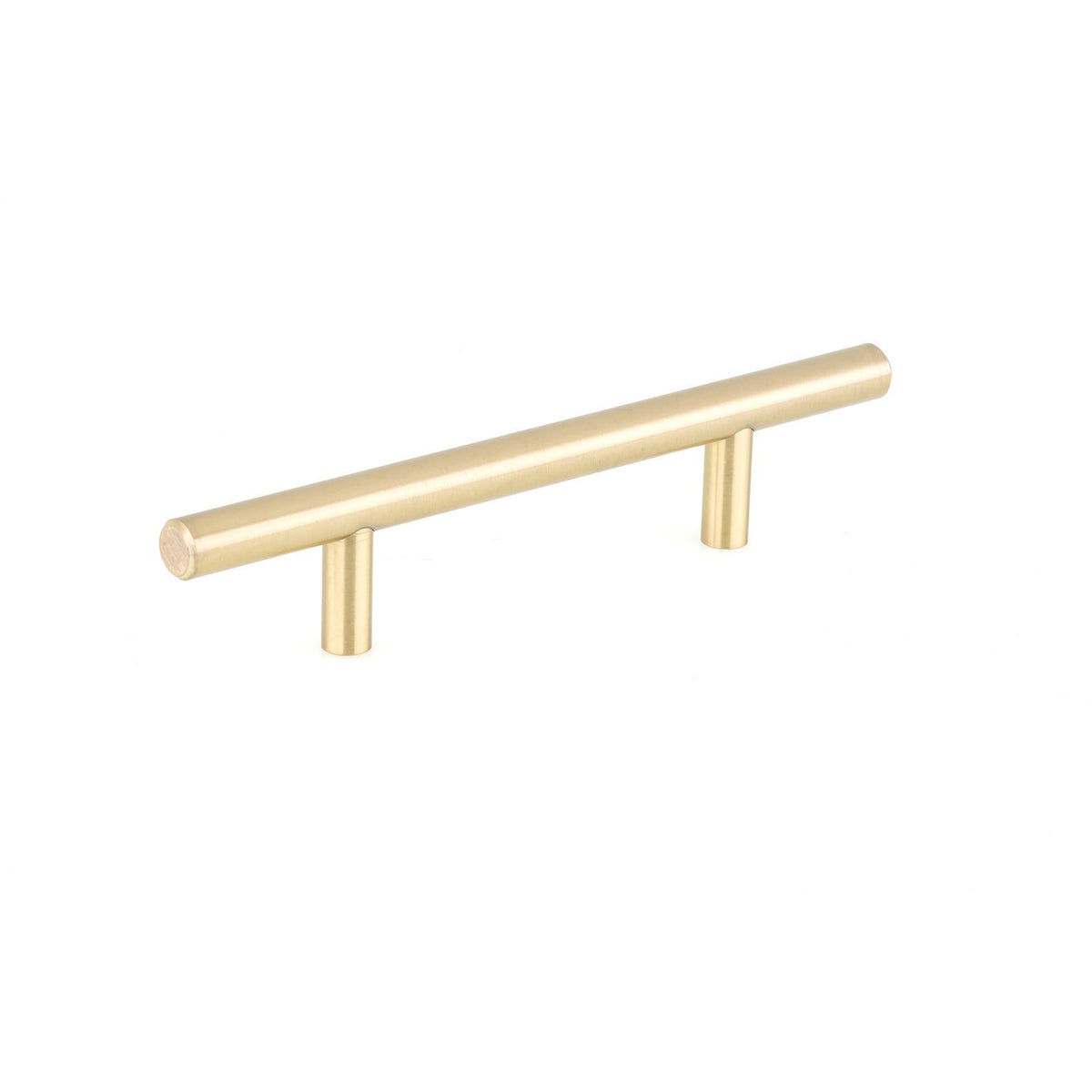 Richelieu 305 modern cabinet pull in satin brass