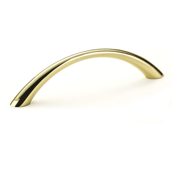 Richelieu 3511 modern cabinet pull in brass