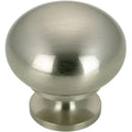 Richelieu 3923 traditional cabinet knob in brushed nickel