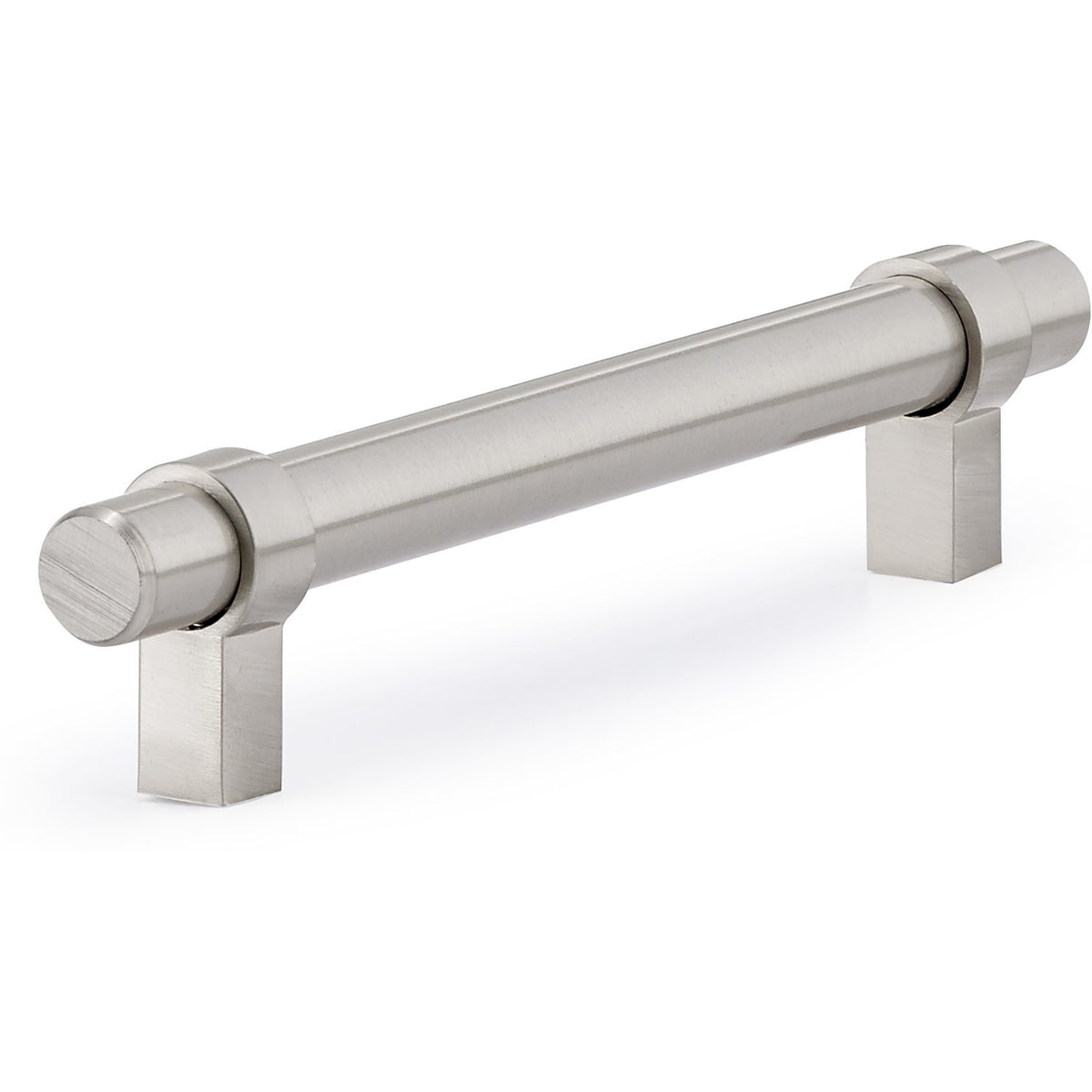 Richelieu 5016 modern cabinet pull in brushed nickel