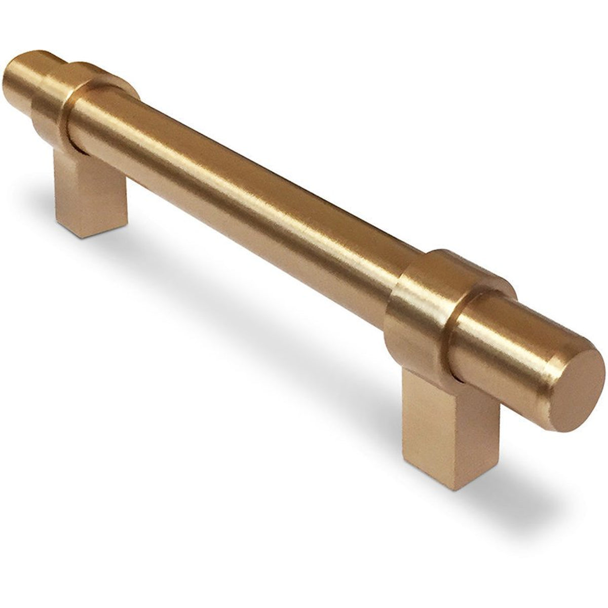 Richelieu 5016 modern cabinet pull in champagne bronze