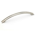 Richelieu 5620 modern cabinet pull in brushed nickel