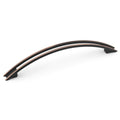 Richelieu 5620 modern cabinet pull in brushed oil-rubbed bronze