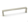 Richelieu 5632 modern cabinet pull in brushed nickel