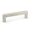Richelieu 604 modern cabinet pull in stainless steel
