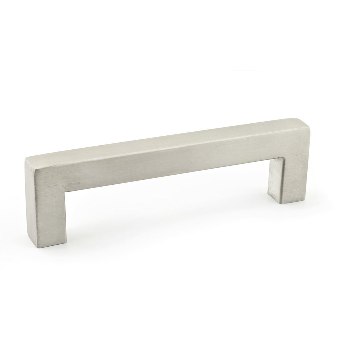 Richelieu 604 modern cabinet pull in stainless steel