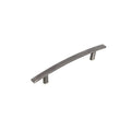 Richelieu 650 transitional cabinet pull in black stainless steel
