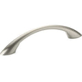 Richelieu 6501 modern cabinet pull in brushed nickel