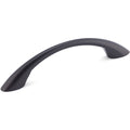 Richelieu 6501 modern cabinet pull in matte black