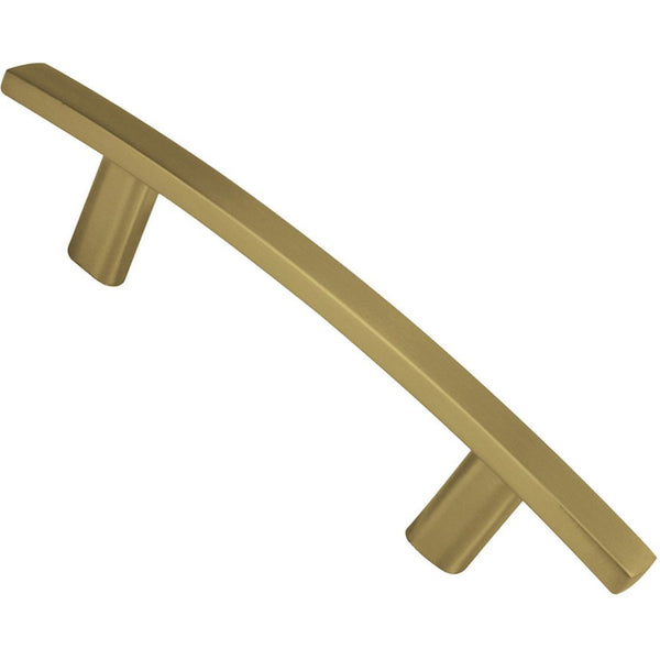 Richelieu 650 transitional cabinet pull in satin brass