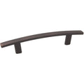 Richelieu 650 transitional cabinet pull in brushed oil-rubbed bronze