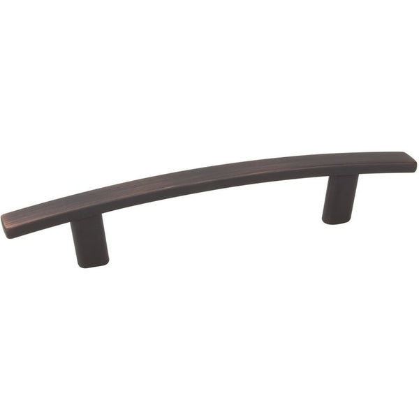 Richelieu 650 transitional cabinet pull in brushed oil-rubbed bronze