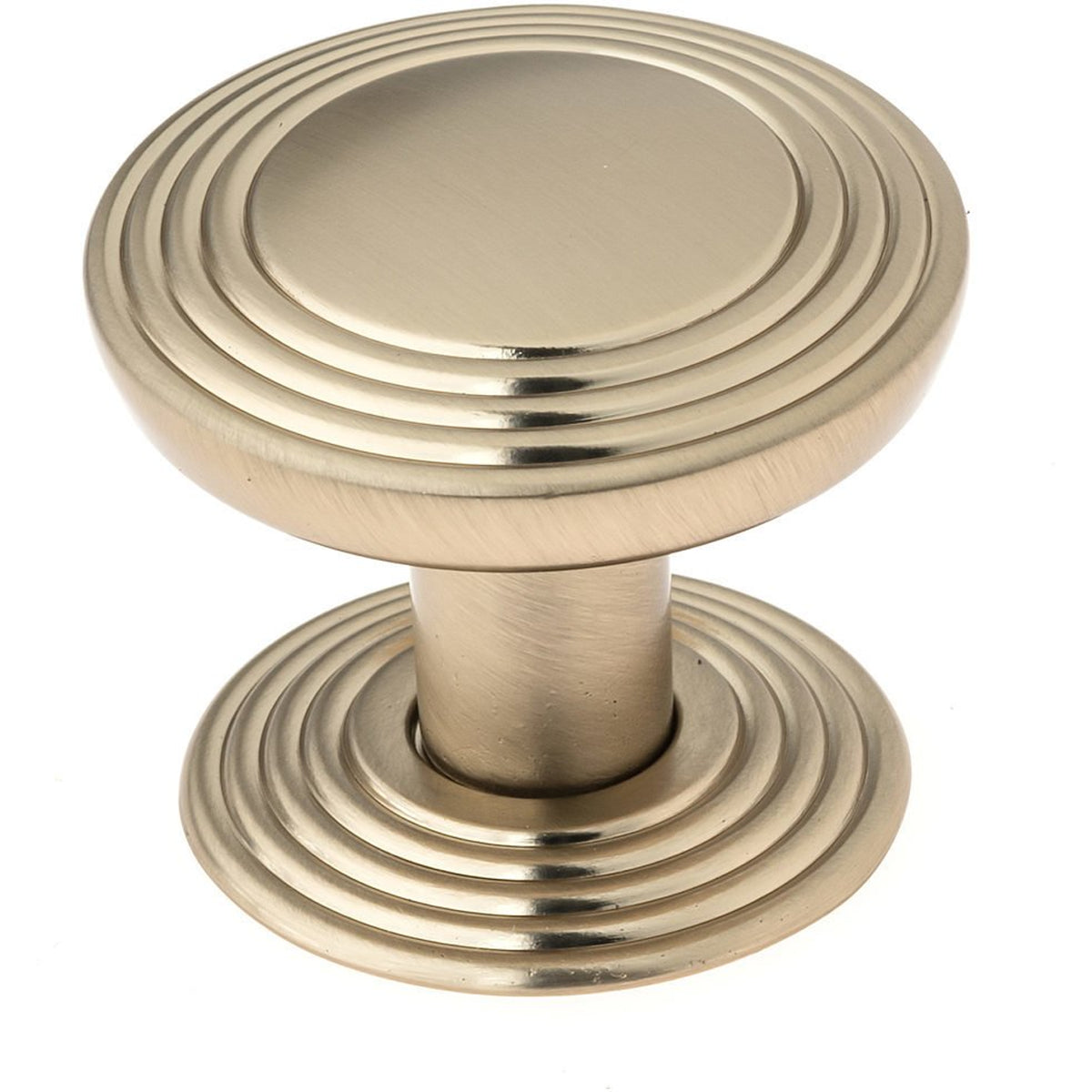 Richelieu 7070 transitional cabinet knob in champagne bronze