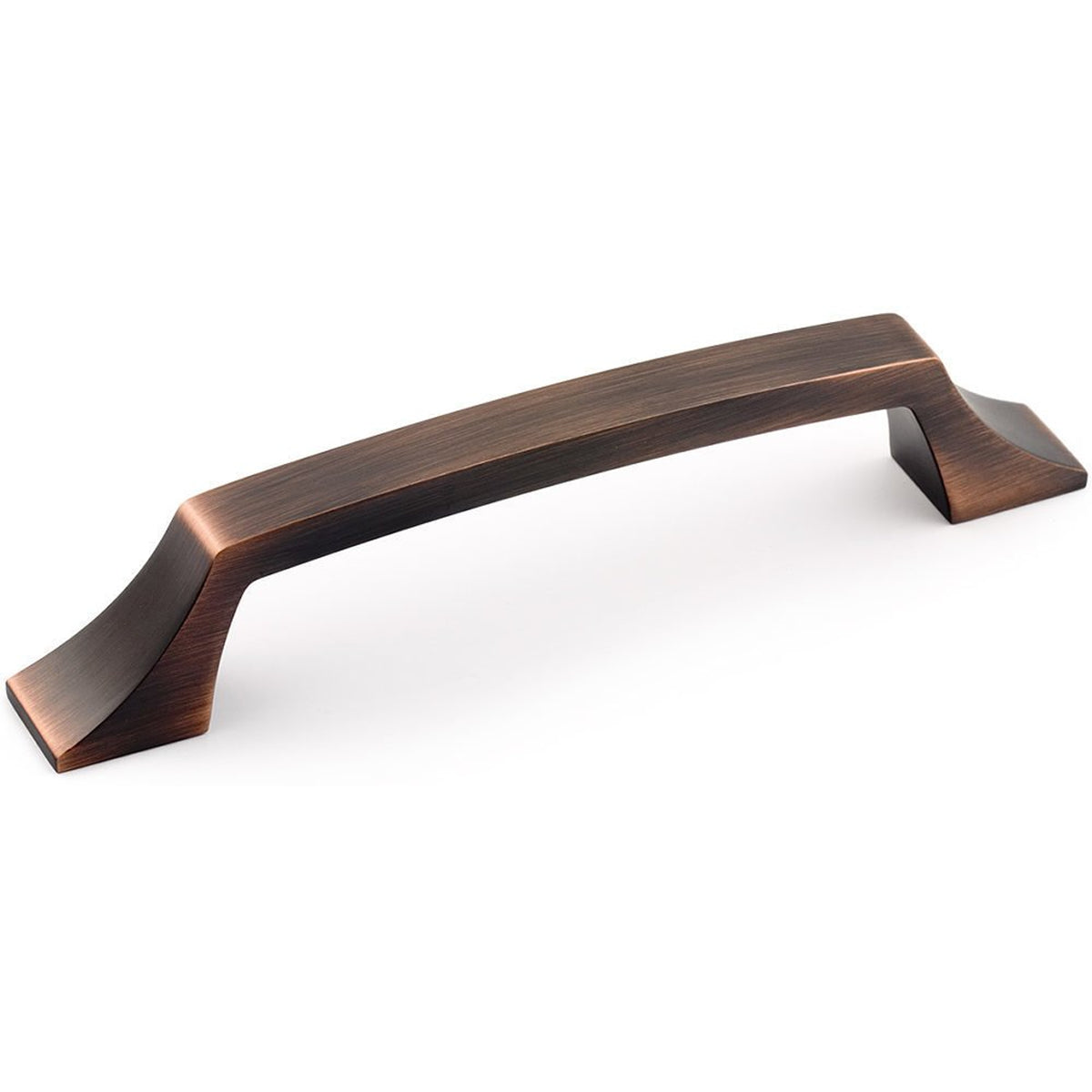 Richelieu 765 transitional cabinet pull in brushed oil-rubbed bronze