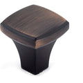 Richelieu 7853 transitional cabinet knob in brushed oil-rubbed bronze