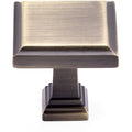 Richelieu 7953 transitional cabinet knob in antique english