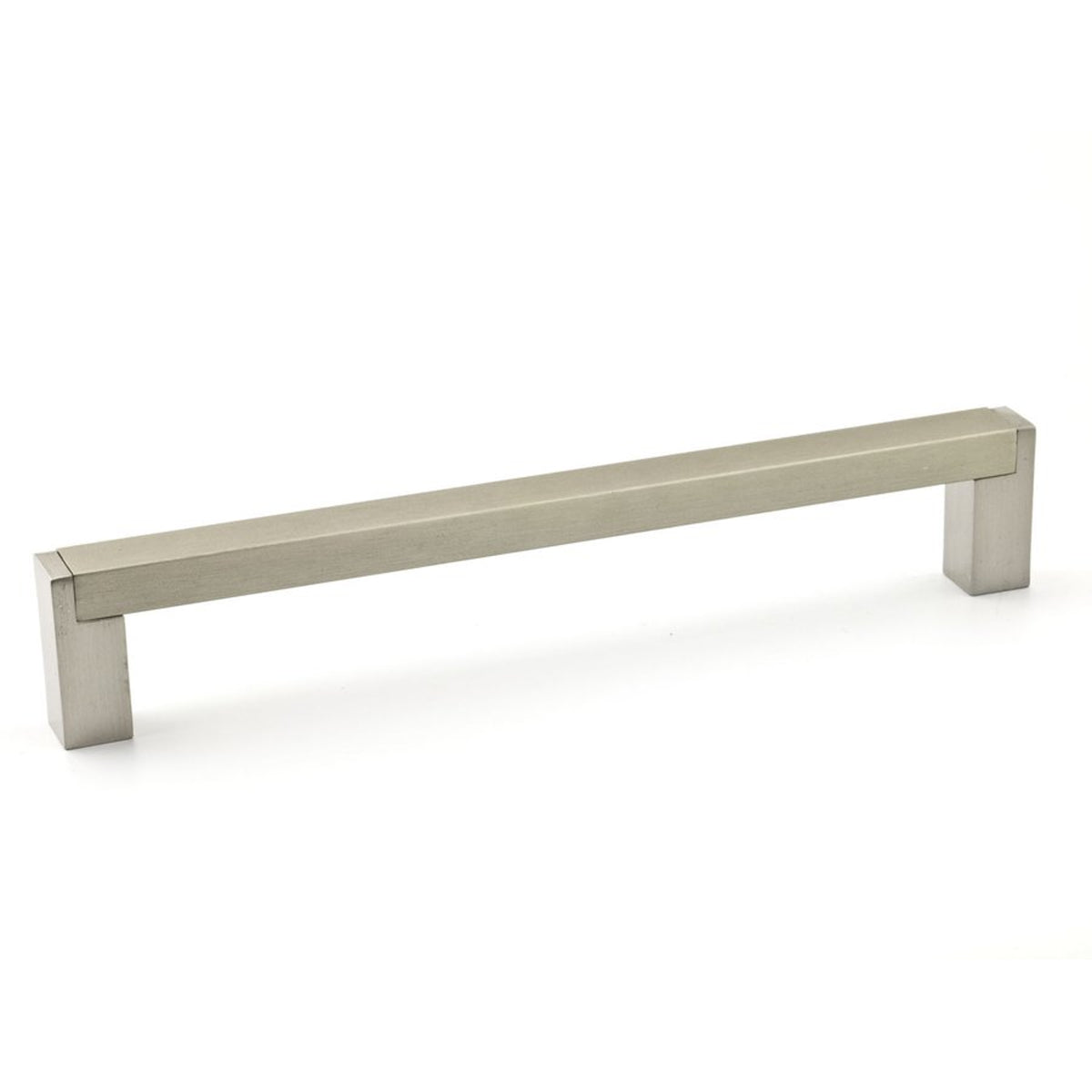 Richelieu 801 modern cabinet pull in brushed nickel