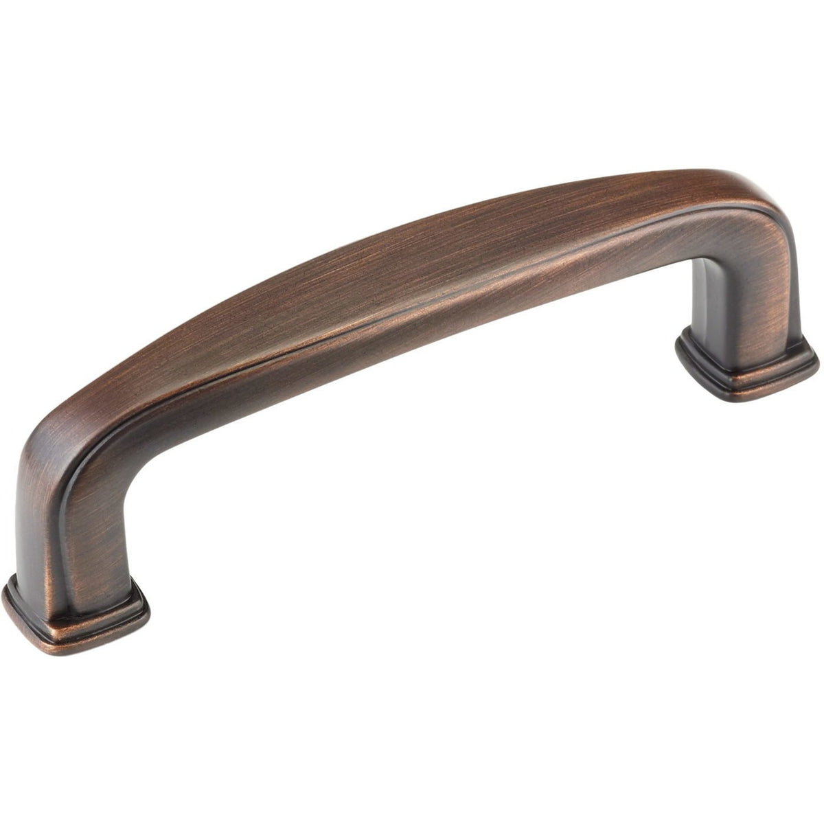Richelieu 810 transitional cabinet pull in brushed oil-rubbed bronze