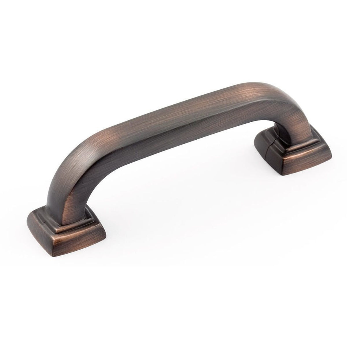 Richelieu 815 transitional cabinet pull in brushed oil-rubbed bronze