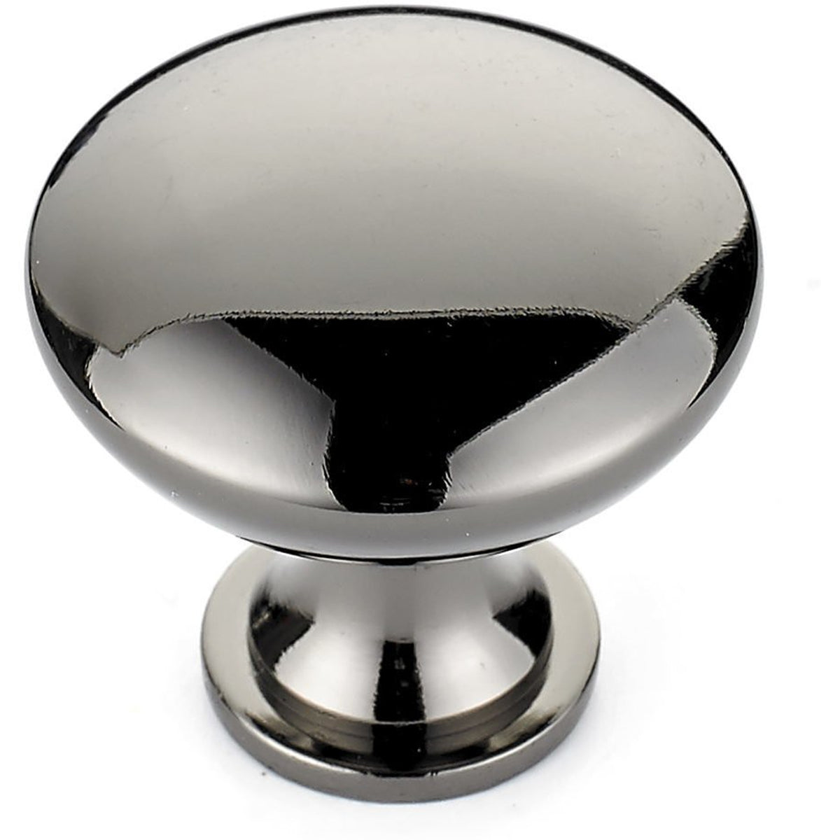Richelieu 9041 modern cabinet knob in black nickel