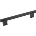 Richelieu 905 modern cabinet pull in matte black
