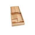 Fabuwood Allure Galaxy Dark Aqua 18" W Cutting Board & Knife Drawer W/Blum Sides
