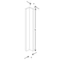 Fabuwood Illume Catalina Metallo 1 3" W X 30" H Corner Wall Filler