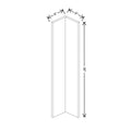 Fabuwood Illume Catalina Verde Salvia 6" W X 36" H Corner Wall Filler