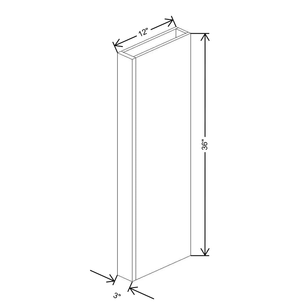 Fabuwood Allure Galaxy Horizon 3" W X 36" H X 12" D Column