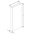 Fabuwood Allure Luna Natural Oak 30"H Columns