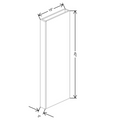 Fabuwood Allure Galaxy Natural Oak 42"H Columns