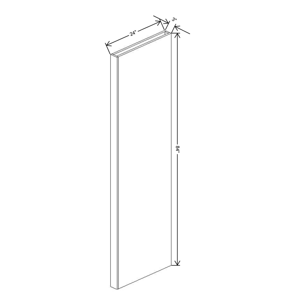 Fabuwood Ovela Catalina Woodline 4 3" W X 84" H X 24" D Tall Column