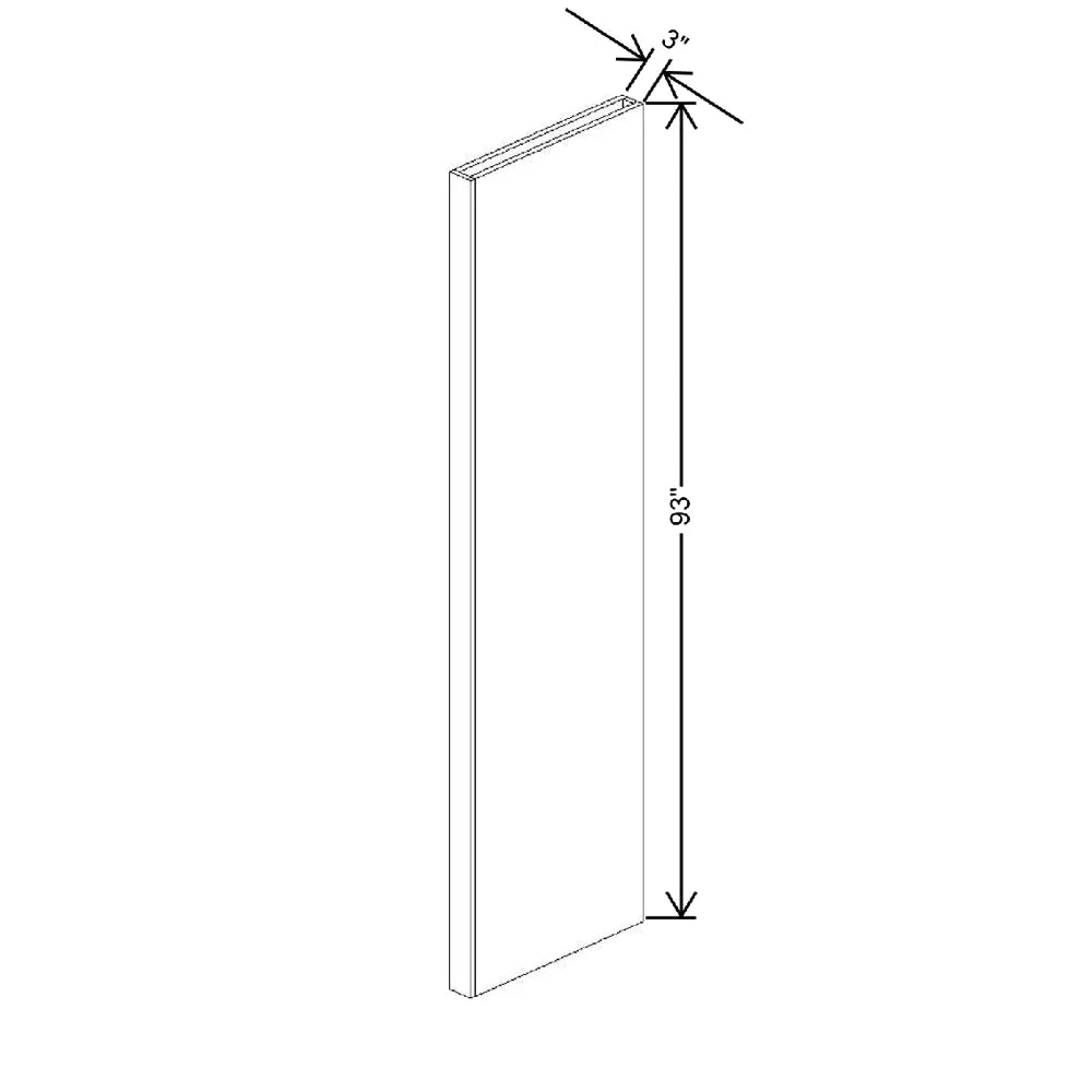 Fabuwood Ovela Catalina Rosales 2 3" W x 93" H x 24" D Tall Column