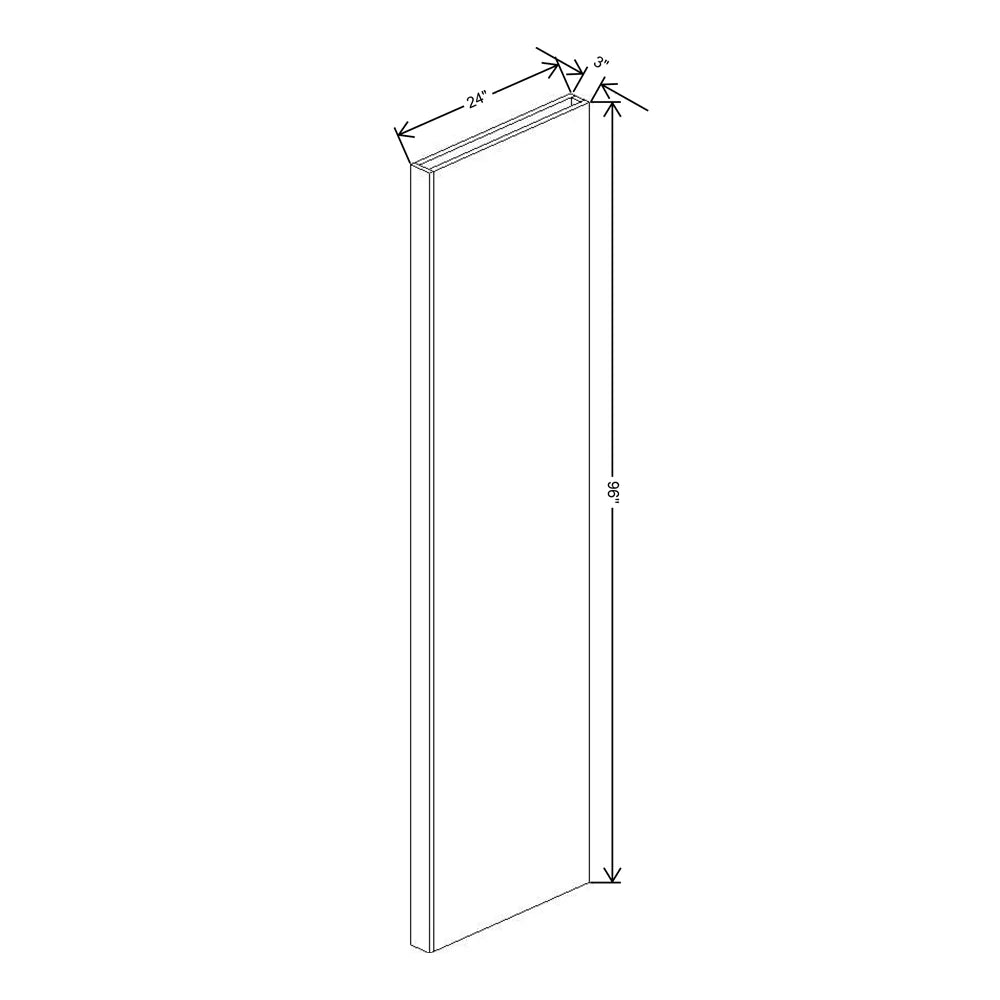 Fabuwood Ovela Catalina Verde Salvia 3" W X 96" H X 24" D Tall Column