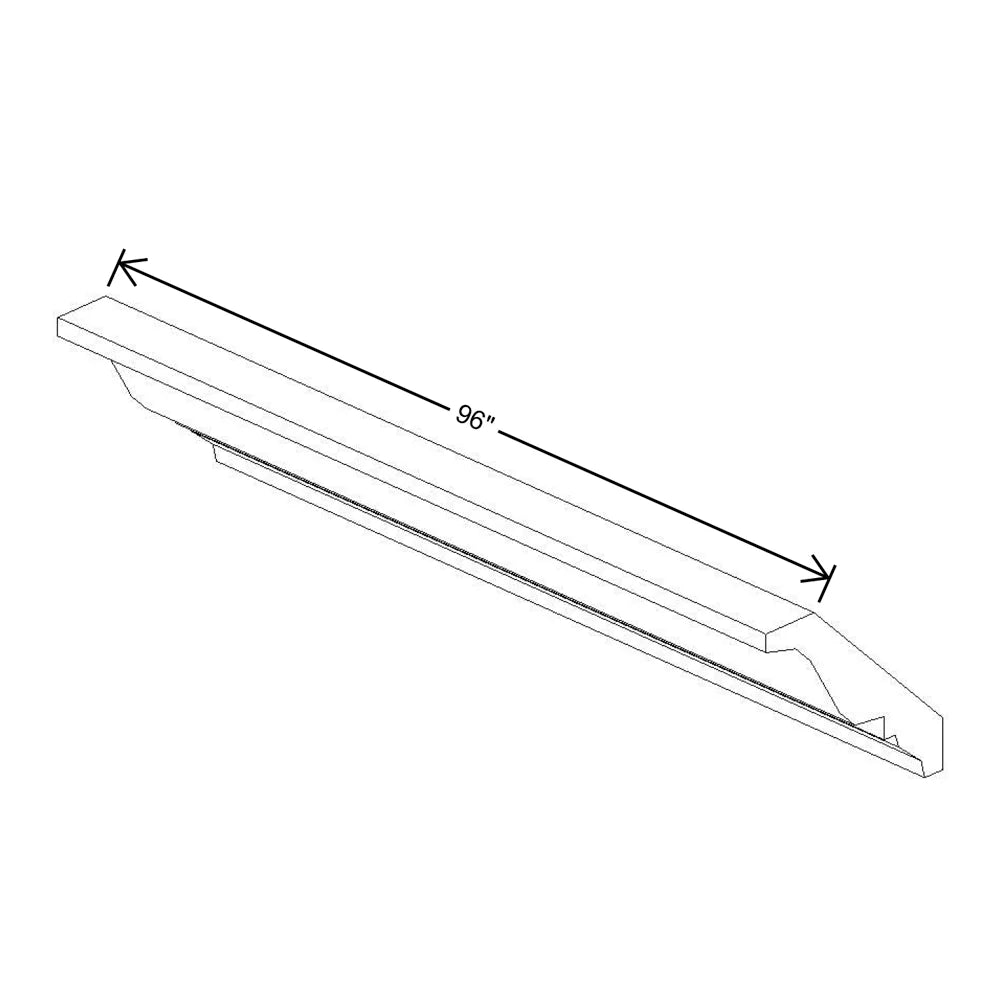 Fabuwood Allure Galaxy Indigo 96" W X 3 3/8" H X 2 1/2" D Large Crown Molding