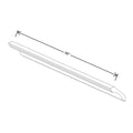 Fabuwood Allure Galaxy Claystone 96" W X 4 1/2" H X 4 1/2" D Large Cove Crown Molding