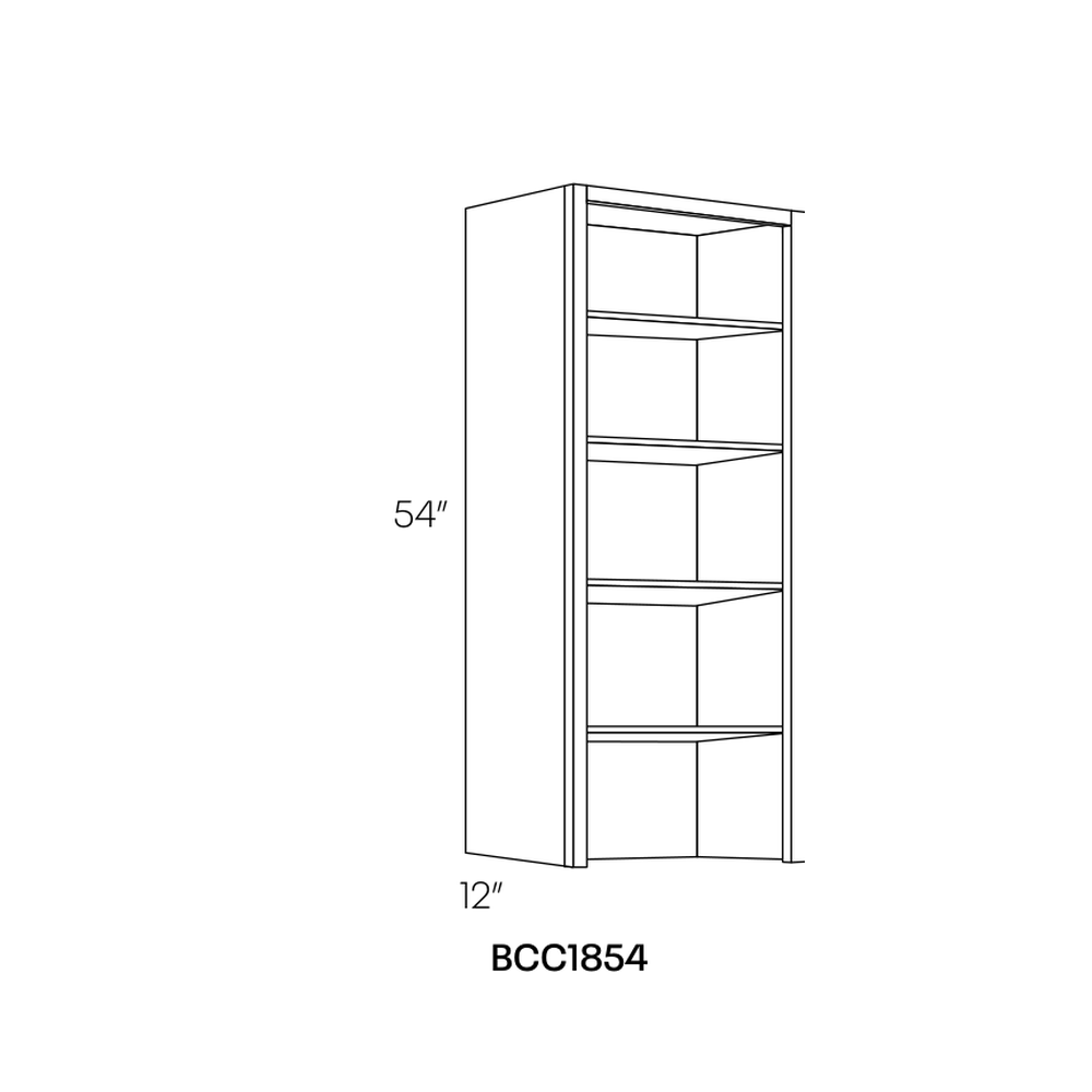 CNC Cabinetry BCC1854 line drawing