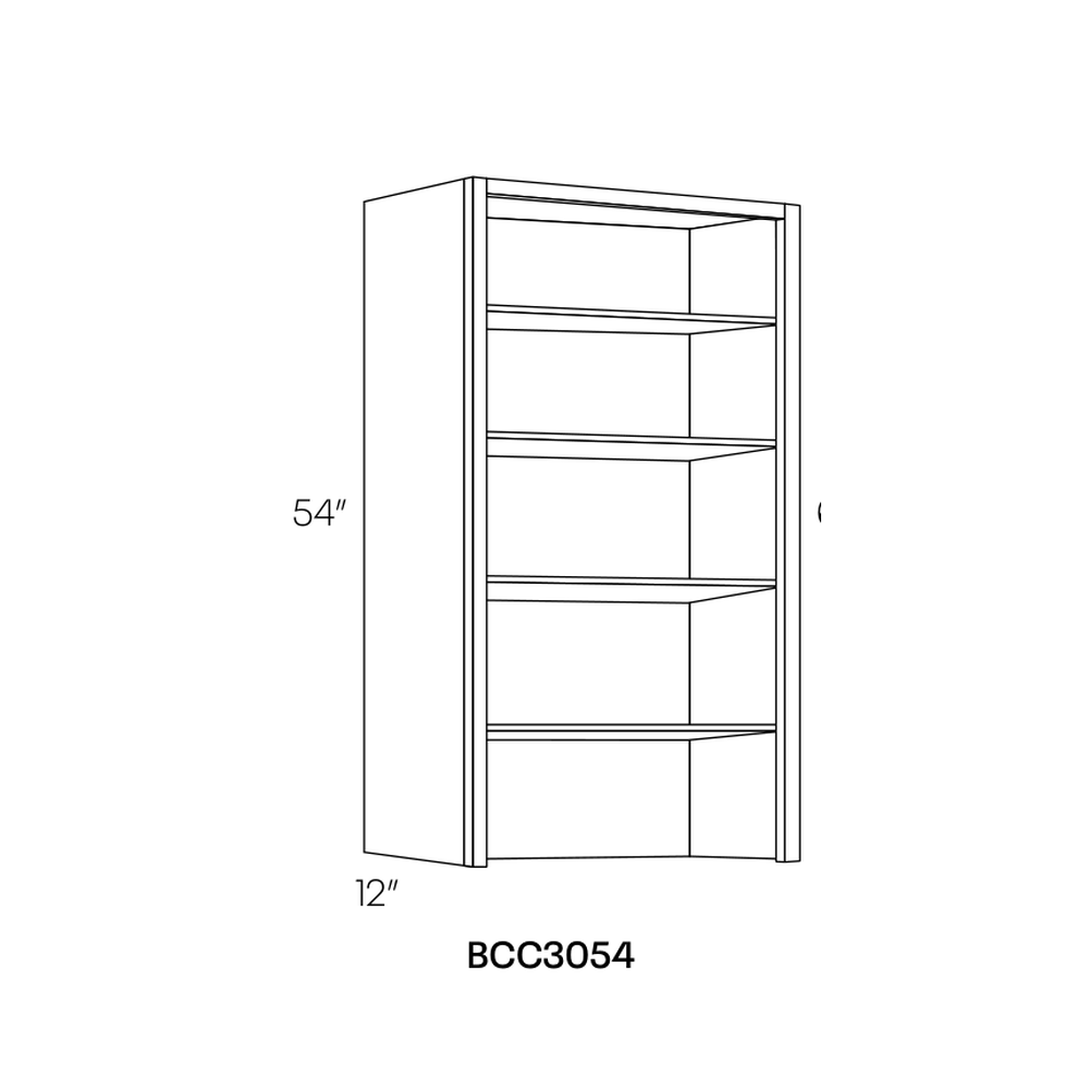 CNC Cabinetry BCC3054 line drawing