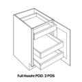 CNC Cabinetry BFH1-POS2-POD line drawing