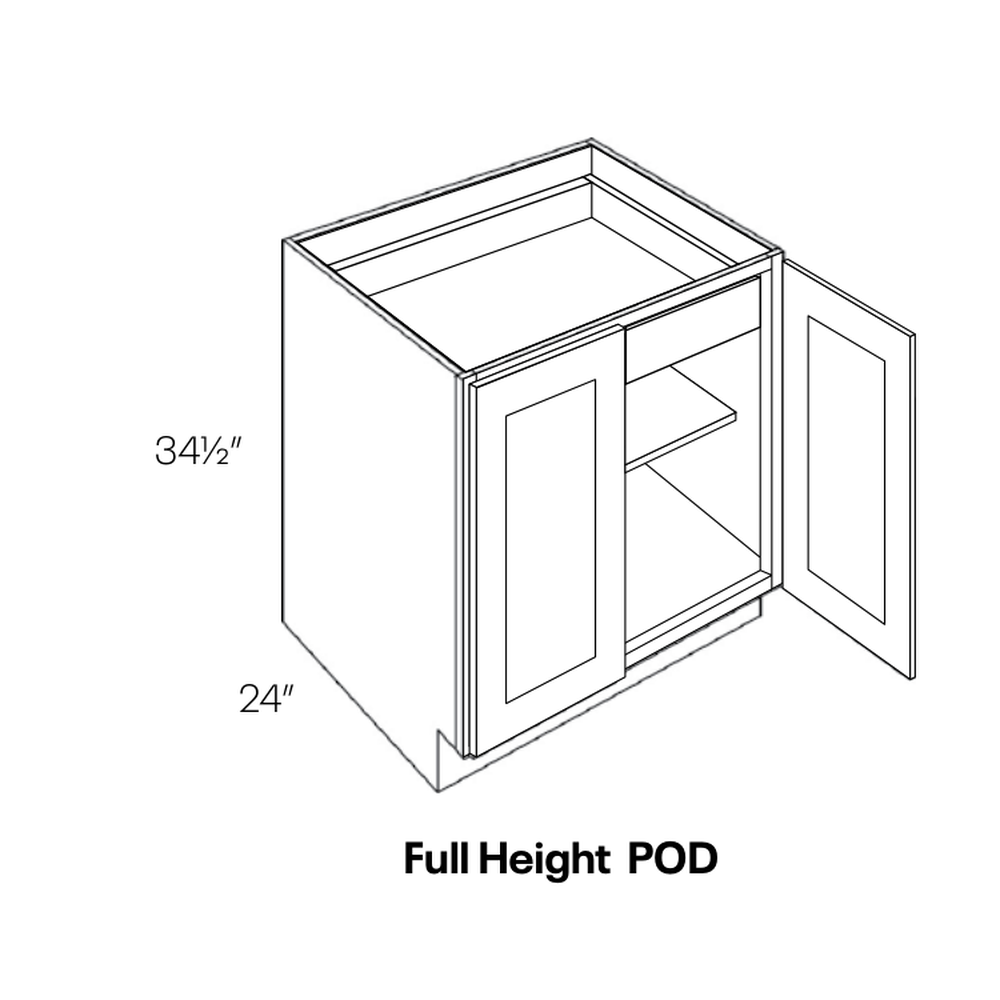 CNC Cabinetry BFH2-POD line drawing