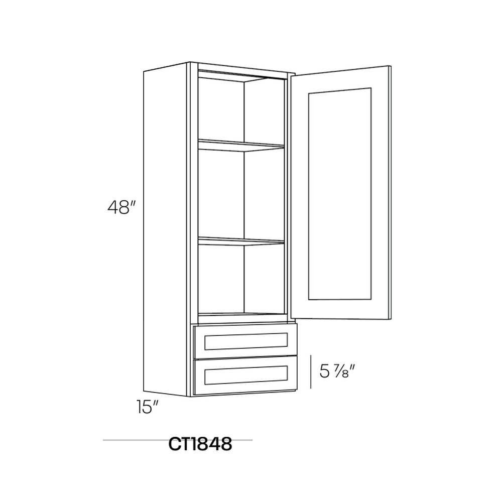 CNC Cabinetry CT1848 line drawing