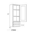 CNC Cabinetry CT1848 line drawing