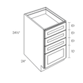 CNC Cabinetry DB4 line drawing