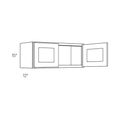 CNC Cabinetry W15 line drawing