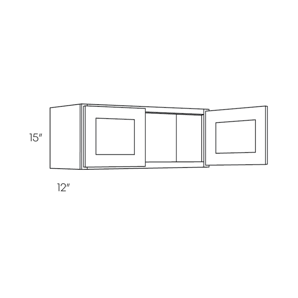 CNC Cabinetry W15 line drawing
