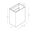 CNC Cabinetry WHM line drawing